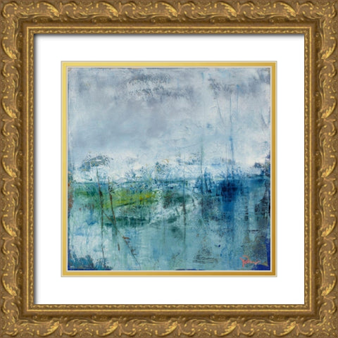 Thaw Gold Ornate Wood Framed Art Print with Double Matting by Dennis, Patrick