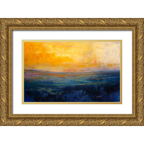 Devine Perfection Gold Ornate Wood Framed Art Print with Double Matting by Dennis, Patrick