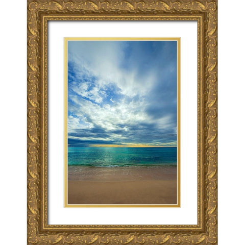 Sliver of Hope Gold Ornate Wood Framed Art Print with Double Matting by Davis, Lizzy