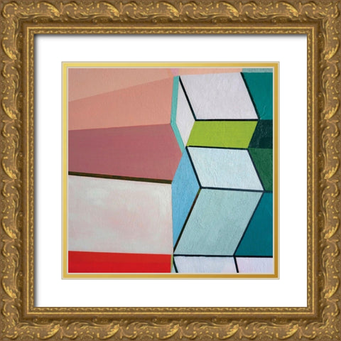 Angles No. 2 Gold Ornate Wood Framed Art Print with Double Matting by Duffy, Naomi Taitz