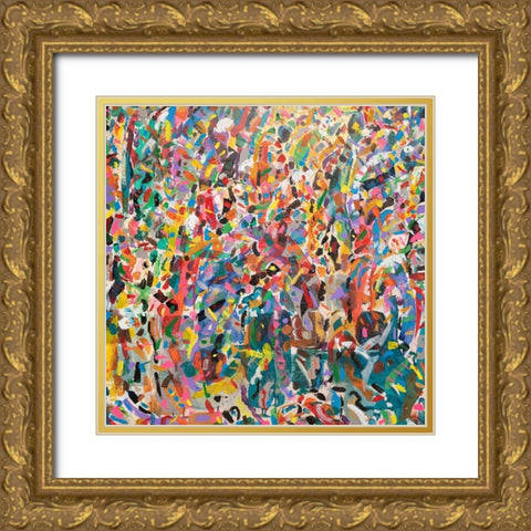 Meditations No. 1 Gold Ornate Wood Framed Art Print with Double Matting by Dick, Steven