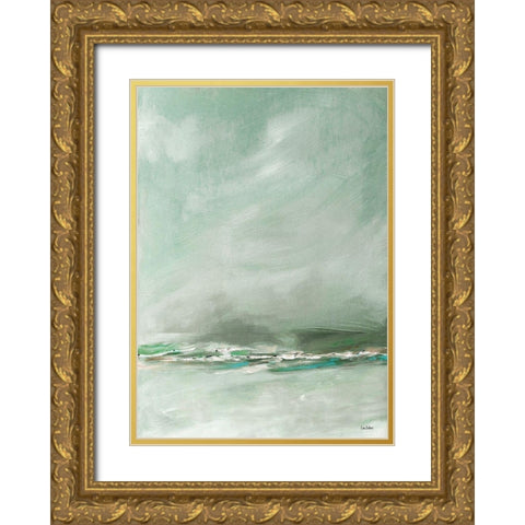 Tranquil Seas 1 Gold Ornate Wood Framed Art Print with Double Matting by Dubois, Lori