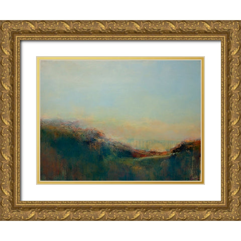 Bixby Gold Ornate Wood Framed Art Print with Double Matting by Dennis, Patrick