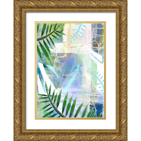 Sundown Shadow Gold Ornate Wood Framed Art Print with Double Matting by Dubois, Lori