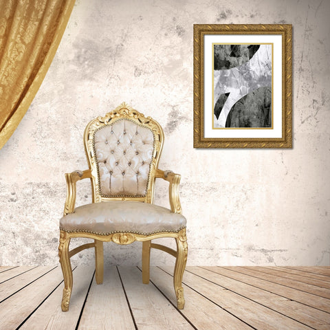 Midnight Storm I Gold Ornate Wood Framed Art Print with Double Matting by Dubois, Lori