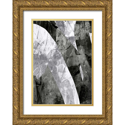 Midnight Storm II Gold Ornate Wood Framed Art Print with Double Matting by Dubois, Lori