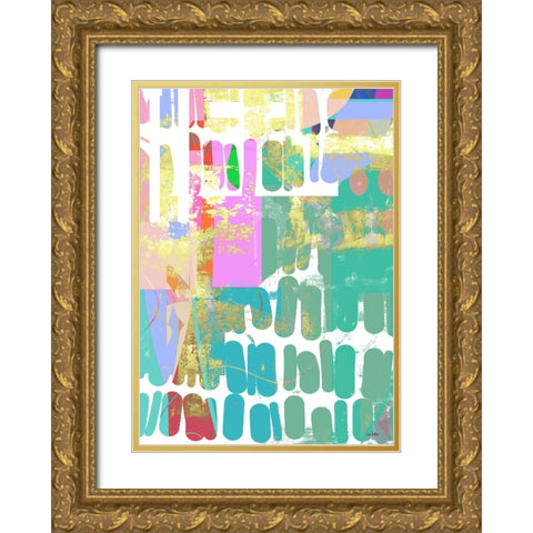 Trendsetter II Gold Ornate Wood Framed Art Print with Double Matting by Dubois, Lori