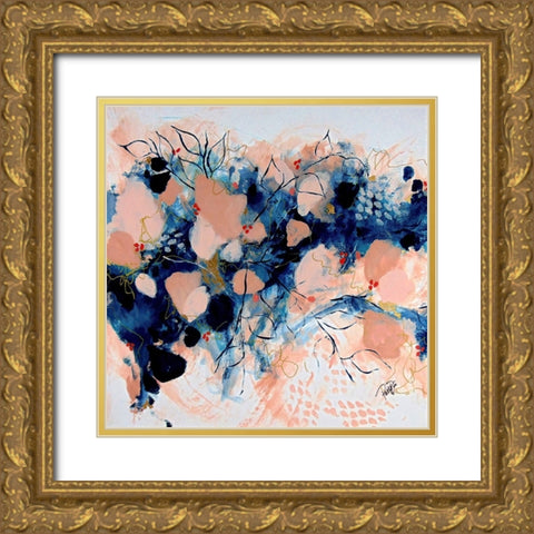 Beauty Remains Gold Ornate Wood Framed Art Print with Double Matting by DelValle, Patty