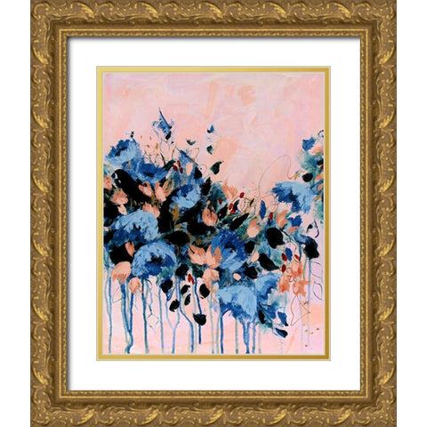 Bridesmaid One Gold Ornate Wood Framed Art Print with Double Matting by DelValle, Patty