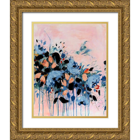 Bridesmaid Two Gold Ornate Wood Framed Art Print with Double Matting by DelValle, Patty