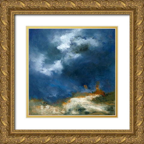 Soft Rise Gold Ornate Wood Framed Art Print with Double Matting by Dennis, Patrick