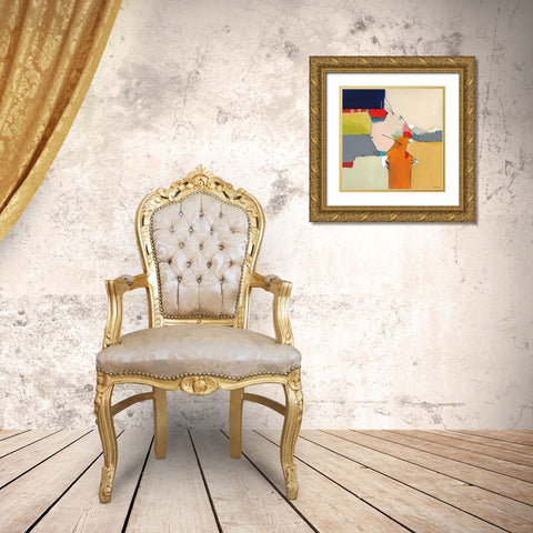 Beachcomber II Gold Ornate Wood Framed Art Print with Double Matting by DiGiulio, Joe