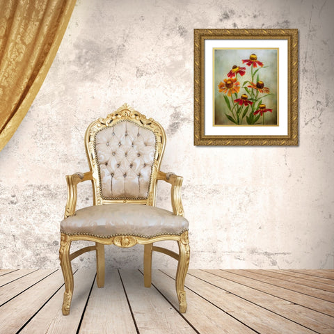 Cabaret Gold Ornate Wood Framed Art Print with Double Matting by Disher, Mandy