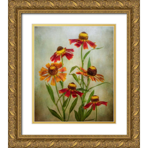 Cabaret Gold Ornate Wood Framed Art Print with Double Matting by Disher, Mandy