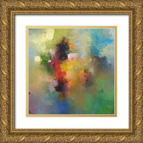Montego Bay Gold Ornate Wood Framed Art Print with Double Matting by Dickson, Mark