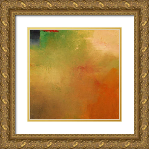 Autumn Mist Gold Ornate Wood Framed Art Print with Double Matting by Dickson, Mark