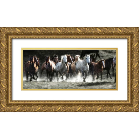 Renegades Gold Ornate Wood Framed Art Print with Double Matting by Dearing, Lisa