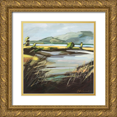 Pantano Gold Ornate Wood Framed Art Print with Double Matting by Ekstrand, Kris