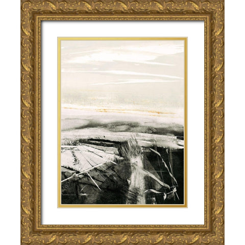 Homeground No. 9 Gold Ornate Wood Framed Art Print with Double Matting by Ekstrand, Kris