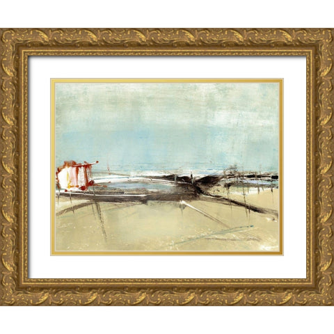 Net Shed Gold Ornate Wood Framed Art Print with Double Matting by Ekstrand, Kris