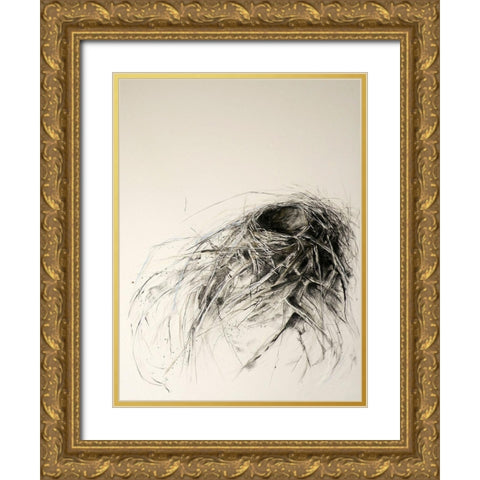 Sanctuary Gold Ornate Wood Framed Art Print with Double Matting by Ekstrand, Kris