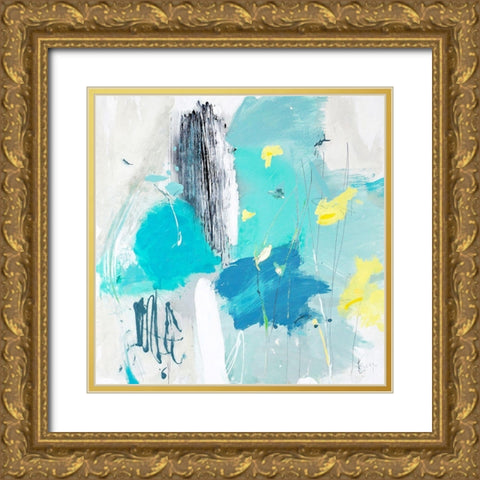 Narcissus Gold Ornate Wood Framed Art Print with Double Matting by Escayo, Alba