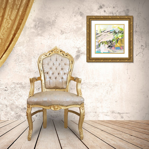 Rainforest Gold Ornate Wood Framed Art Print with Double Matting by Escayo, Alba