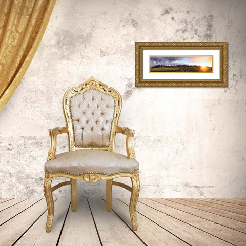 Gout de Terroir Gold Ornate Wood Framed Art Print with Double Matting by Foster, Christopher