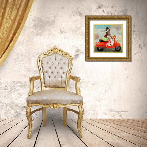 This Is How I Roll Gold Ornate Wood Framed Art Print with Double Matting by Fitzpatrick, Michael