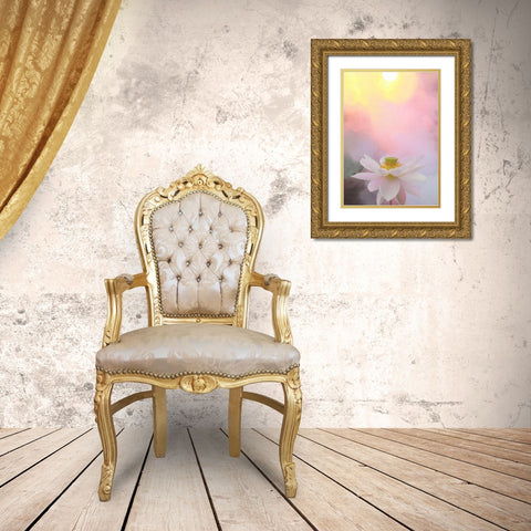 Beauty at Dawn Gold Ornate Wood Framed Art Print with Double Matting by Farzad, Bahman