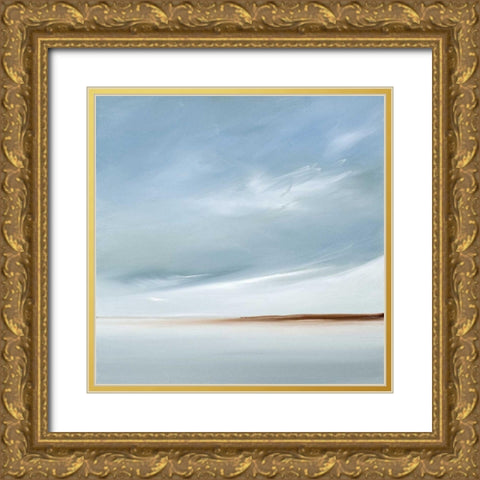 Journey II Gold Ornate Wood Framed Art Print with Double Matting by Fleury, Rick