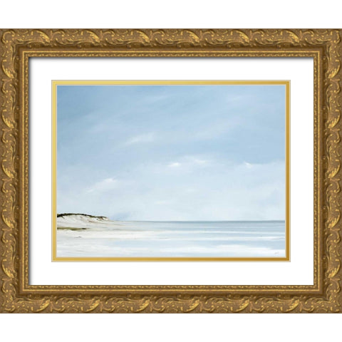 Outer Reach Gold Ornate Wood Framed Art Print with Double Matting by Fleury, Rick