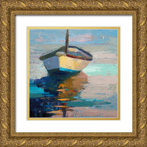 Lap, Lap, Nap, Nap Gold Ornate Wood Framed Art Print with Double Matting by Forst, Beth A.