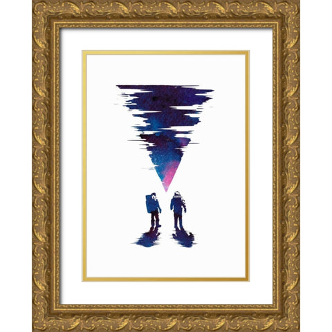 The Thing Gold Ornate Wood Framed Art Print with Double Matting by Farkas, Robert