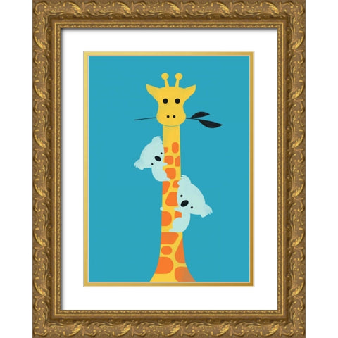 I Will Be Your Tree Gold Ornate Wood Framed Art Print with Double Matting by Fleck, Jay