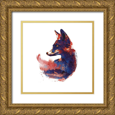 The Future is Bright Gold Ornate Wood Framed Art Print with Double Matting by Farkas, Robert