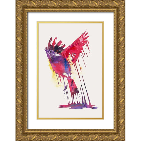 The Great Emerge Gold Ornate Wood Framed Art Print with Double Matting by Farkas, Robert