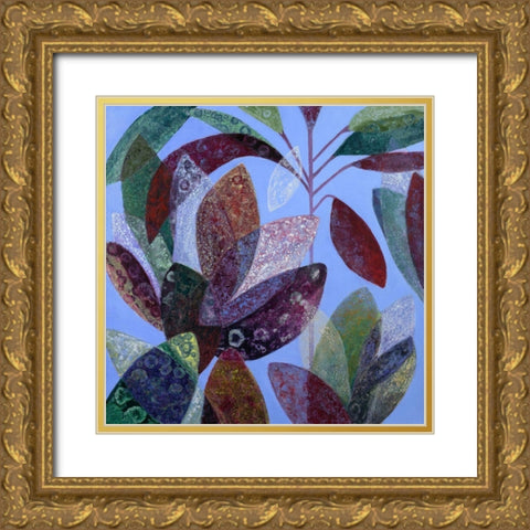 Susurros OtoÃ±ales Gold Ornate Wood Framed Art Print with Double Matting by Fedele, Daniela