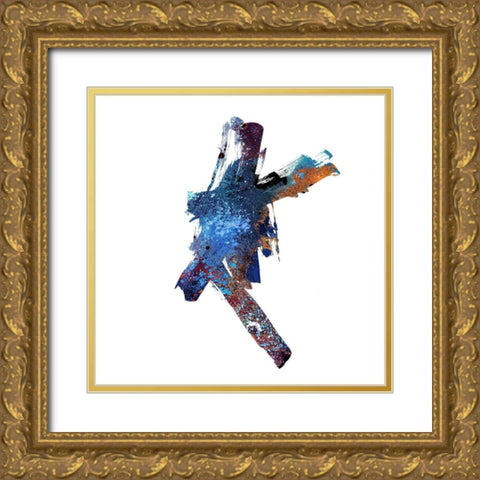 Eastern Visions 3 Gold Ornate Wood Framed Art Print with Double Matting by Frances, Jaclyn