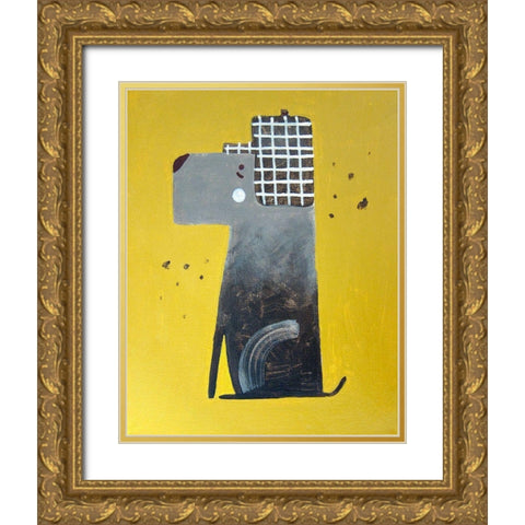 Hunting Hat Gold Ornate Wood Framed Art Print with Double Matting by Filiuta, Robert