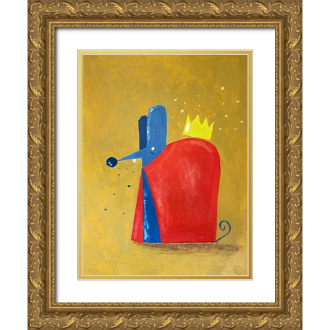 Rat King Gold Ornate Wood Framed Art Print with Double Matting by Filiuta, Robert