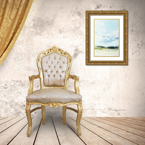A Moment in Time Gold Ornate Wood Framed Art Print with Double Matting by Fox, Rebecca