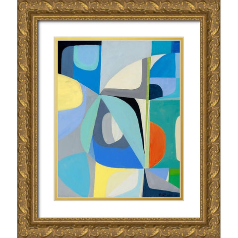 Window of Peace Gold Ornate Wood Framed Art Print with Double Matting by Griese, Marion