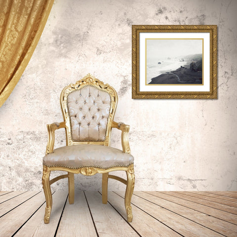 The Sea Cast a Spell Gold Ornate Wood Framed Art Print with Double Matting by Grainne, Lupen