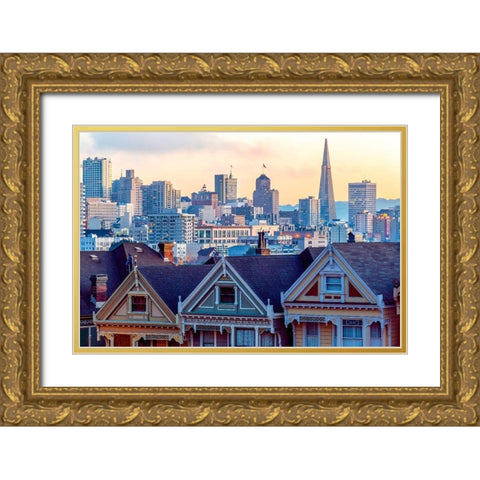 Beautiful Time Gold Ornate Wood Framed Art Print with Double Matting by Gordon, Dave