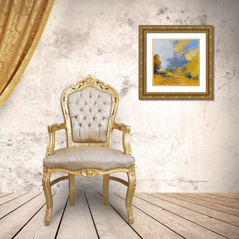 Changes Gold Ornate Wood Framed Art Print with Double Matting by Gordon, Toby