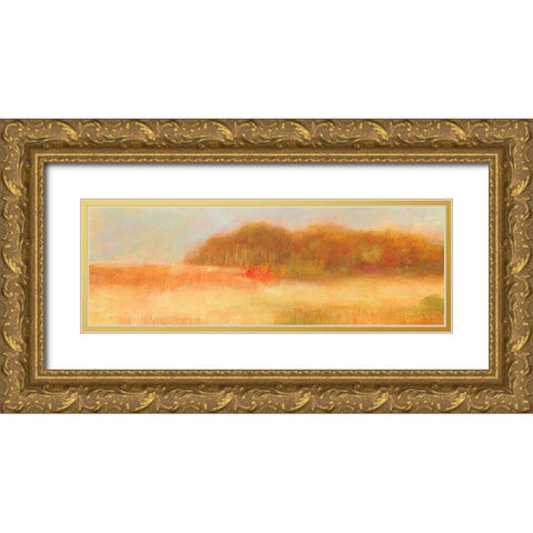Winter Hill Gold Ornate Wood Framed Art Print with Double Matting by Gould, Laura Graham