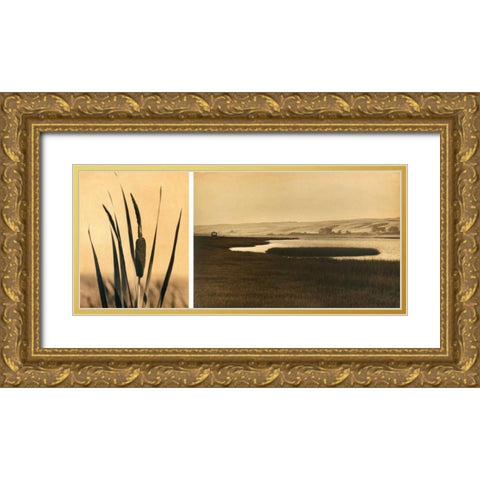 Tomales Bay #2 Gold Ornate Wood Framed Art Print with Double Matting by Gauthier, Jan