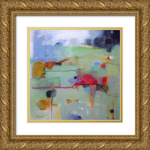 The In-Between Gold Ornate Wood Framed Art Print with Double Matting by Gaziano, Dorothy