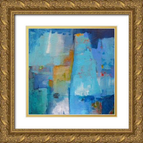 Juxtaposition Gold Ornate Wood Framed Art Print with Double Matting by Gaziano, Dorothy